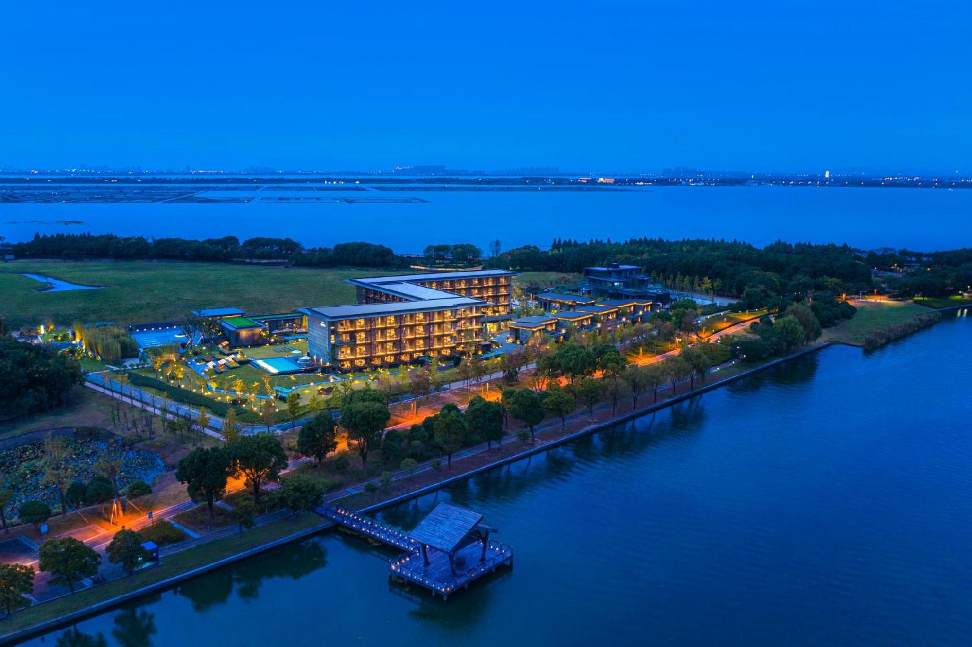 Hotel Indigo Suzhou Yangcheng Lake By Ihg Exterior foto